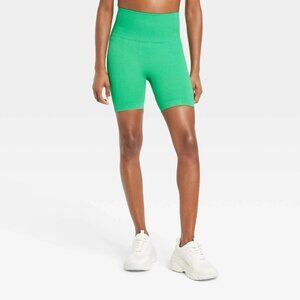 XS - Womens Core Seamless Shorts 5" - All in Motion - Vibrant Green
